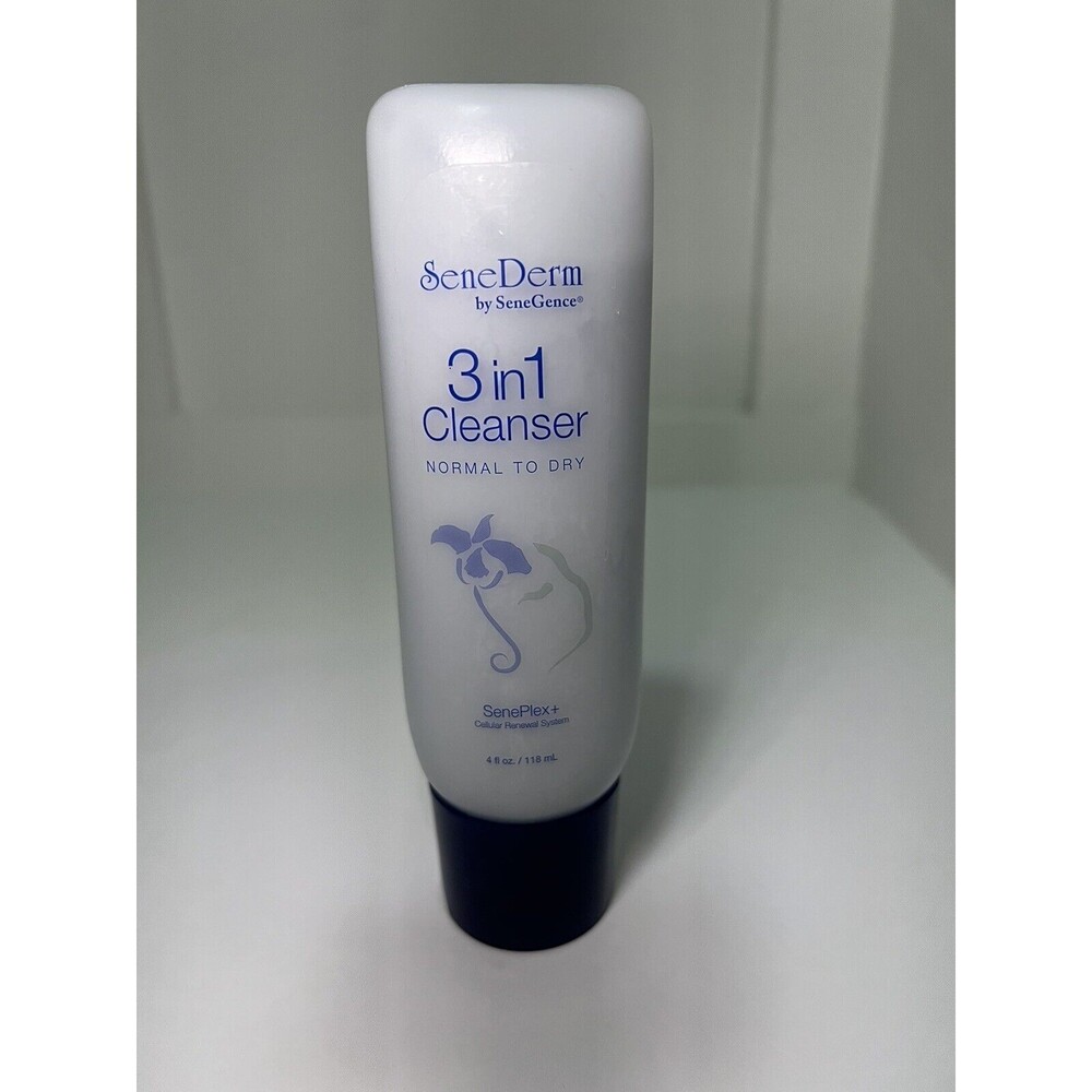 SeneDerm By SeneGence 3 in 1 Cleanser - Normal to Dry - SenePlex+  4 fl oz  RARE